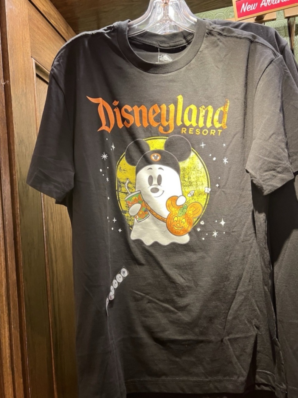 Disneyland 2025 Mickey Distressed Ghost Halloween T-Shirt